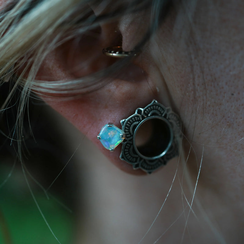 Ancient Light | Raw Opal Studs