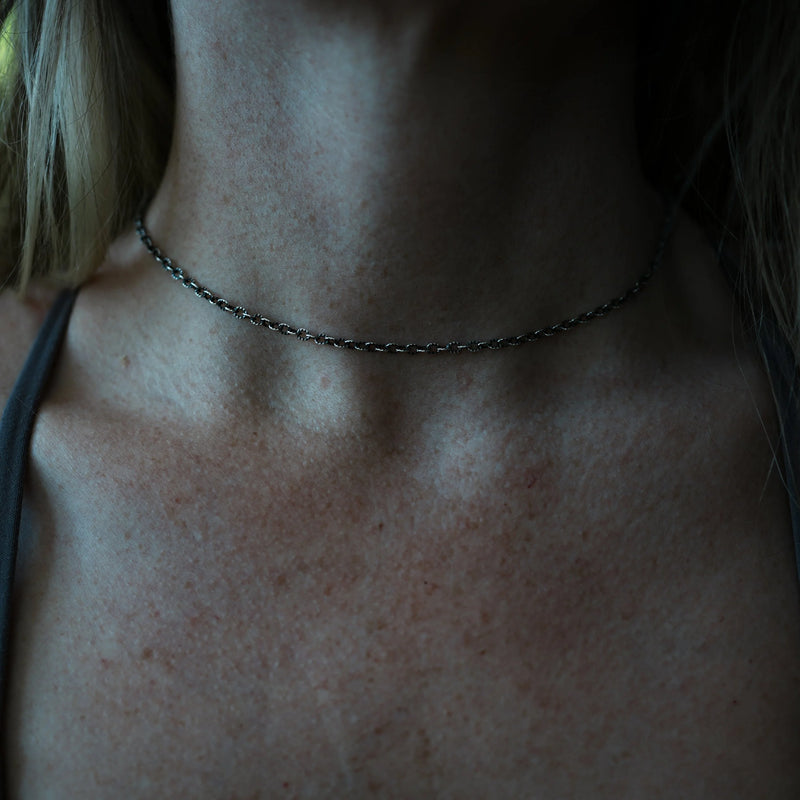 Silver Chain | Stacking Choker