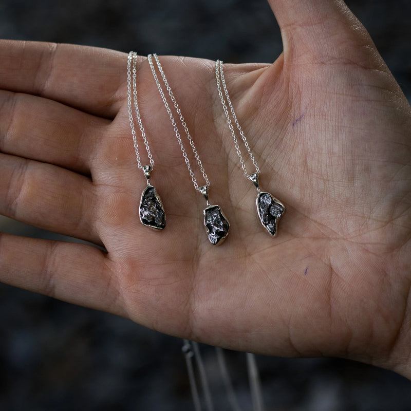 Starfall | Tiny Meteorite Necklace
