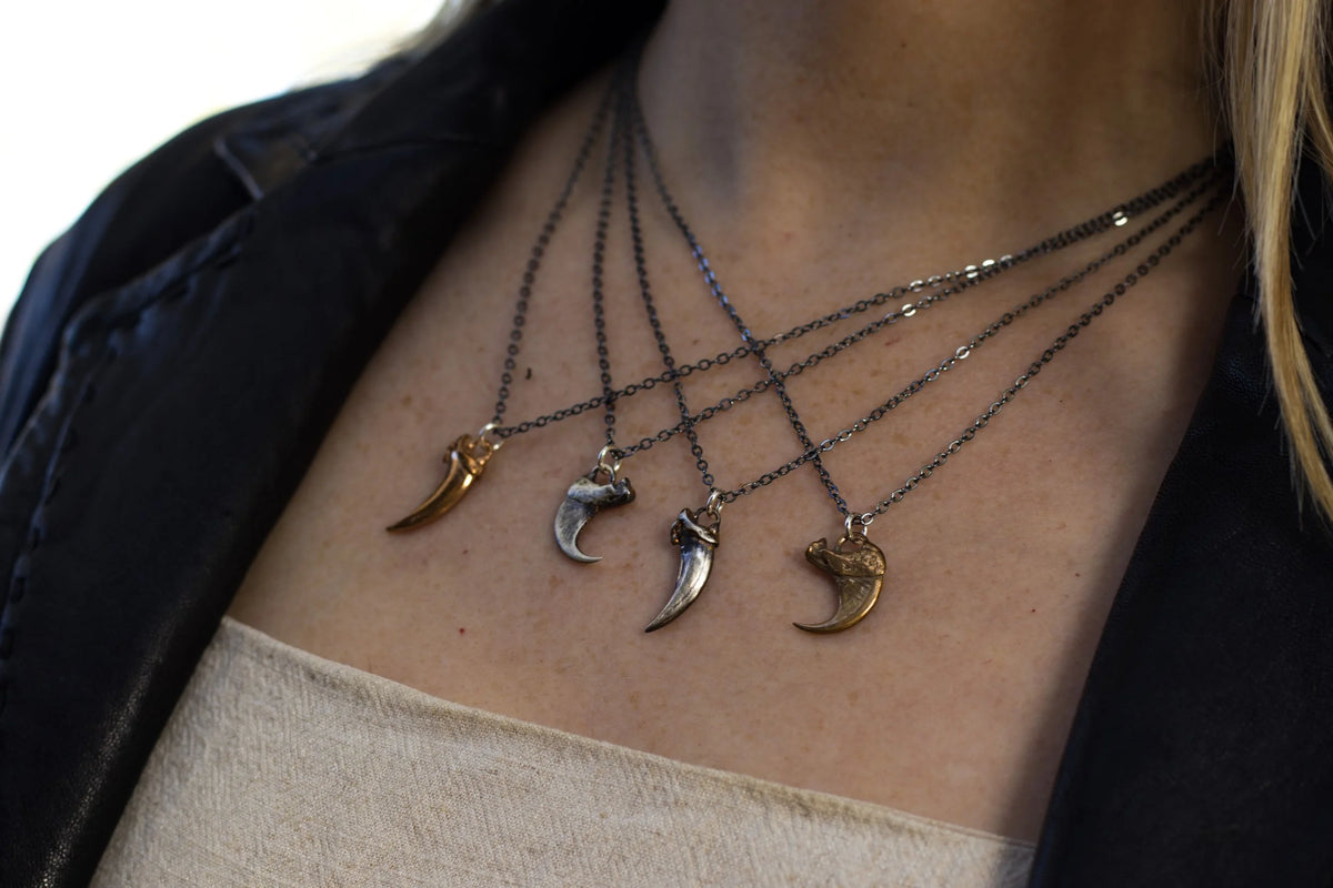 Claw Necklaces - Fox + Lynx Claw, alternate view
