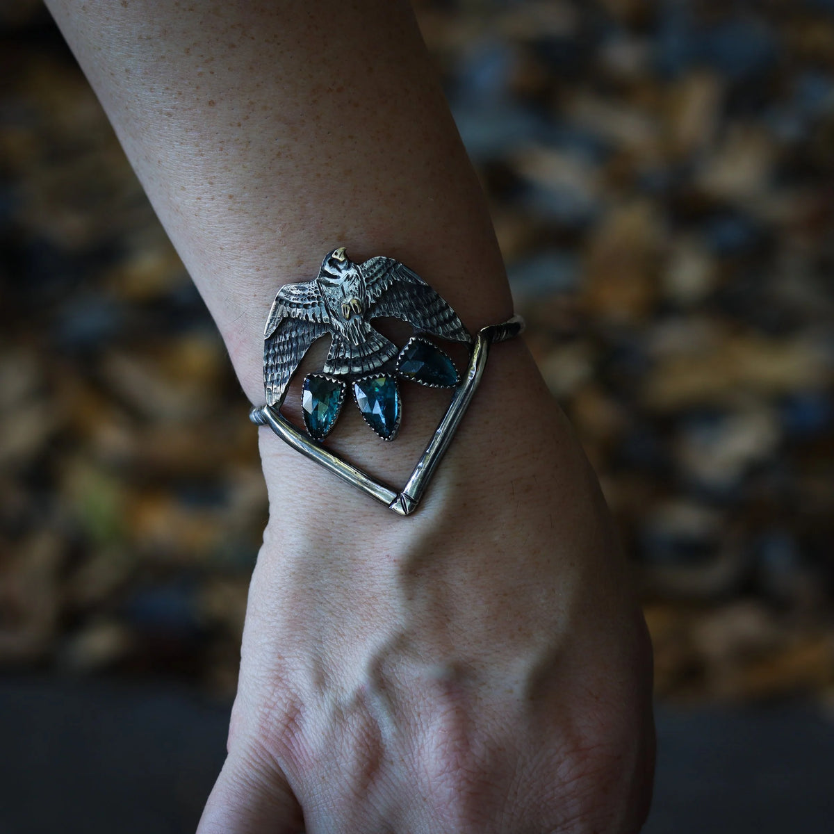 The Kestrel - Spear Cuff Bracelet, alternate view