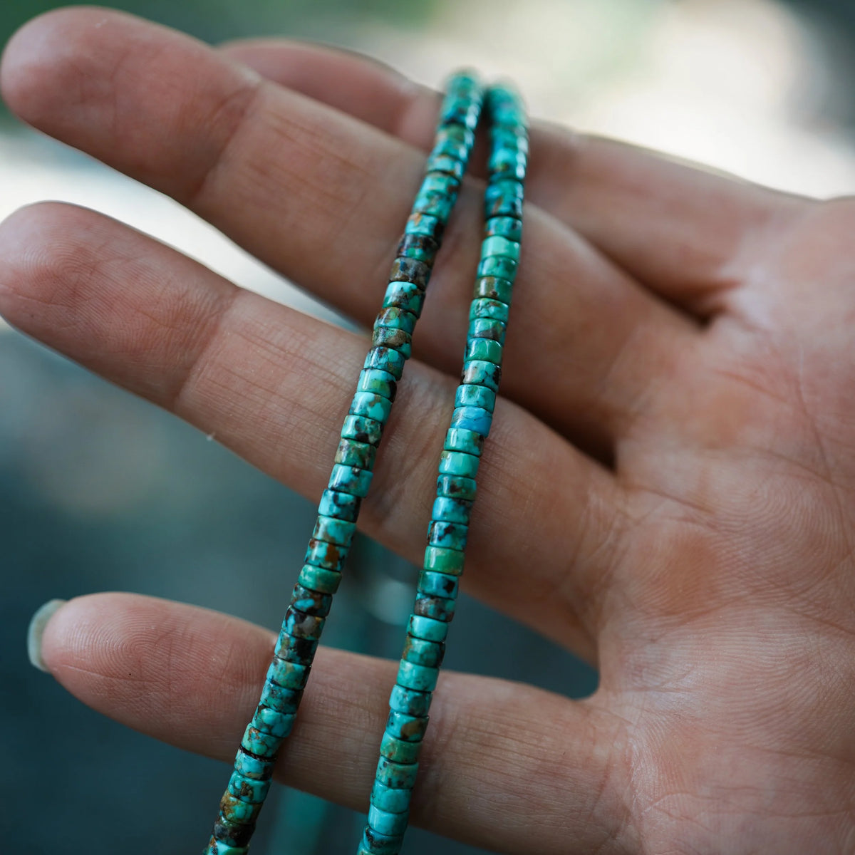Raven Talon - Turquoise Necklace, alternate view