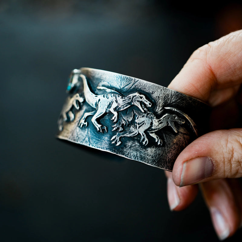 Velociraptor Cuff | Australian Opal