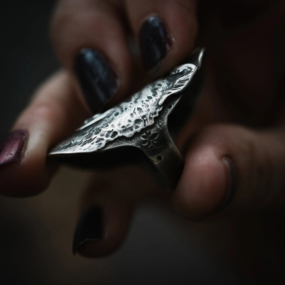 The Protector - Bear Armor Ring, back view