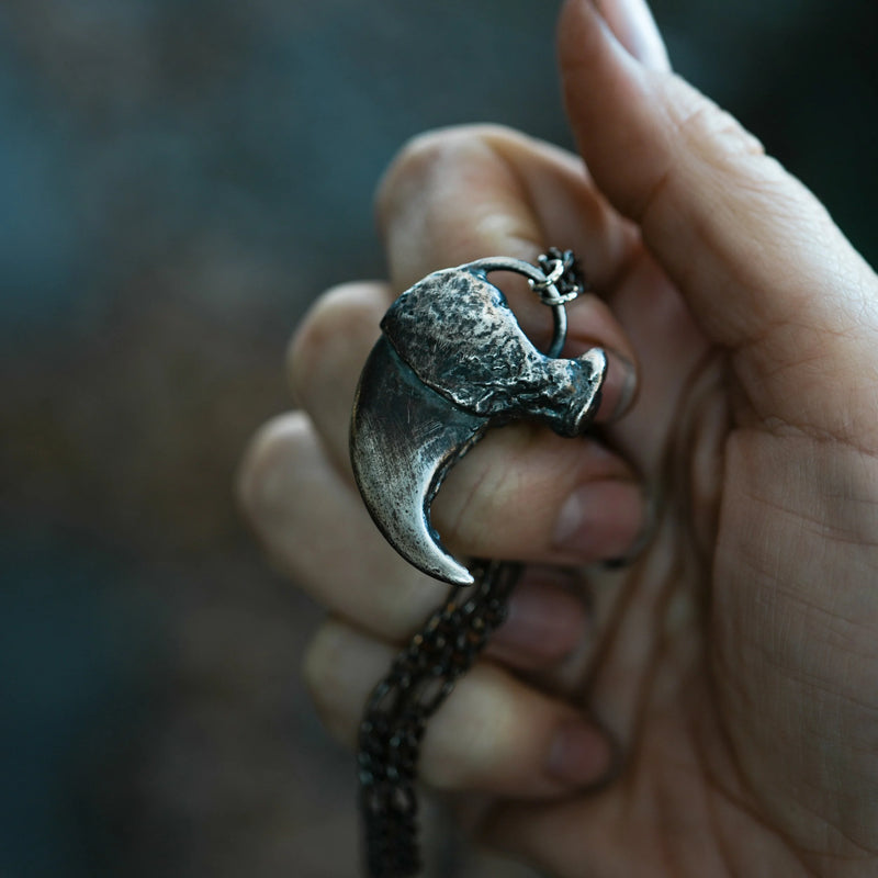 The Tiger | SILVER Claw Necklace