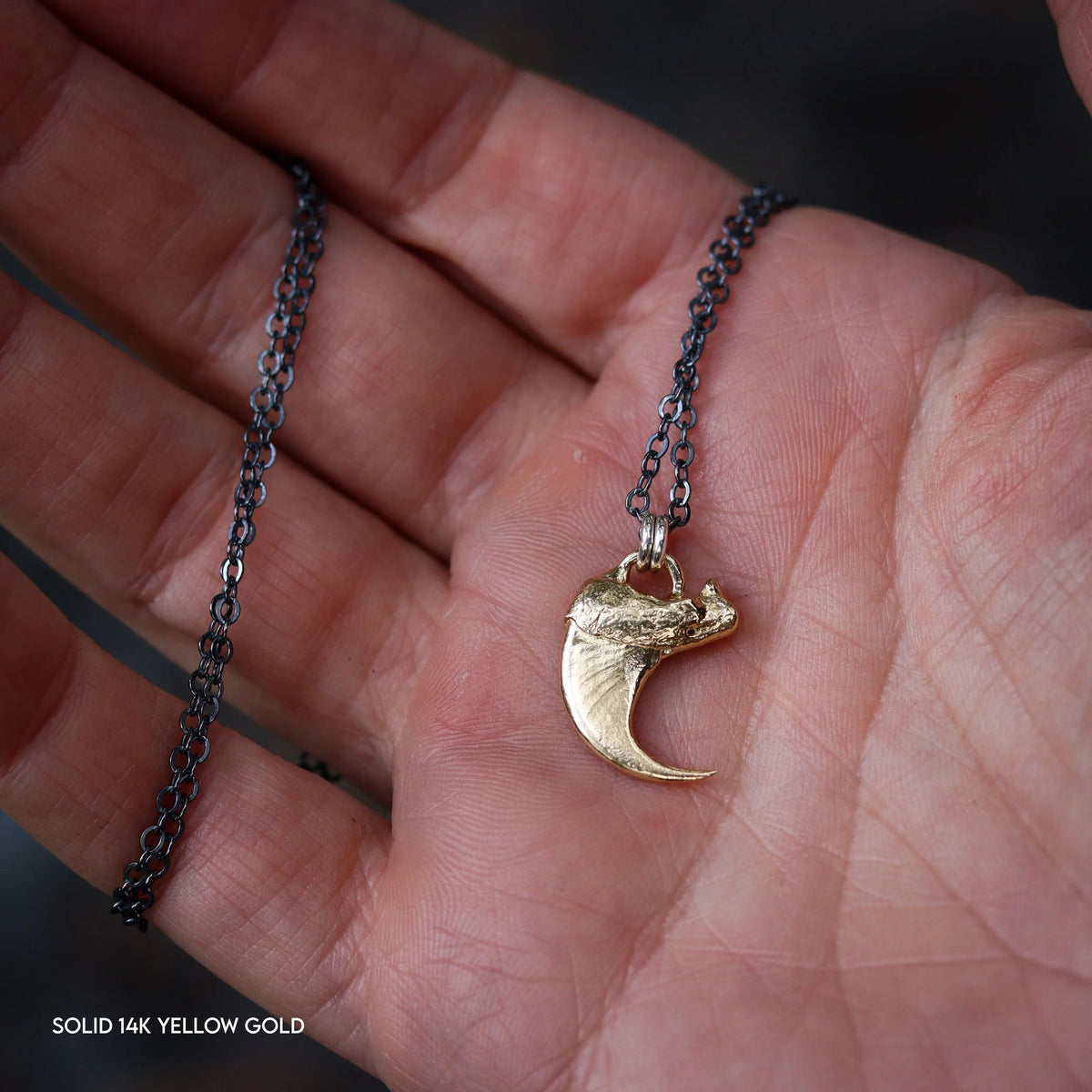 Lynx claw in gold