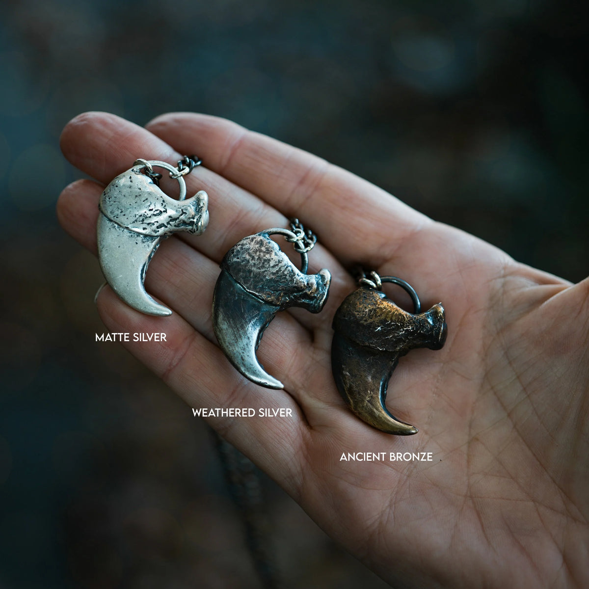 Tiger claw with names